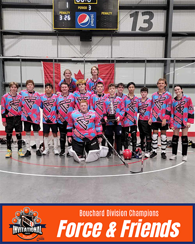 2025 BOUCHARD Division Champions BHE1 Invitational Ball Hockey Tournament