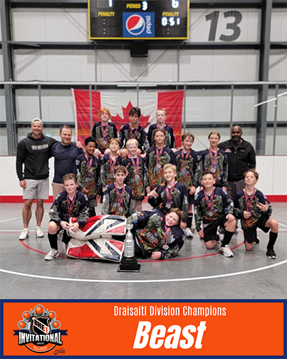 2025 DRAISAITL Division Champions BHE1 Invitational Ball Hockey Tournament
